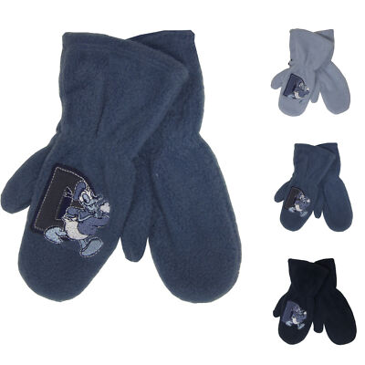 Kinder Fausthandschuhe Donald Duck Disney Winter Junge Fauster Fleecehandschuhe