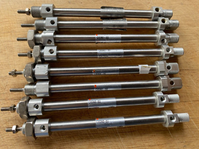 1 Stück - SMC Pneumatik doppeltwirkender Zylinder C85N8-80 - 8 mm Bohrung x 80 mm Hub