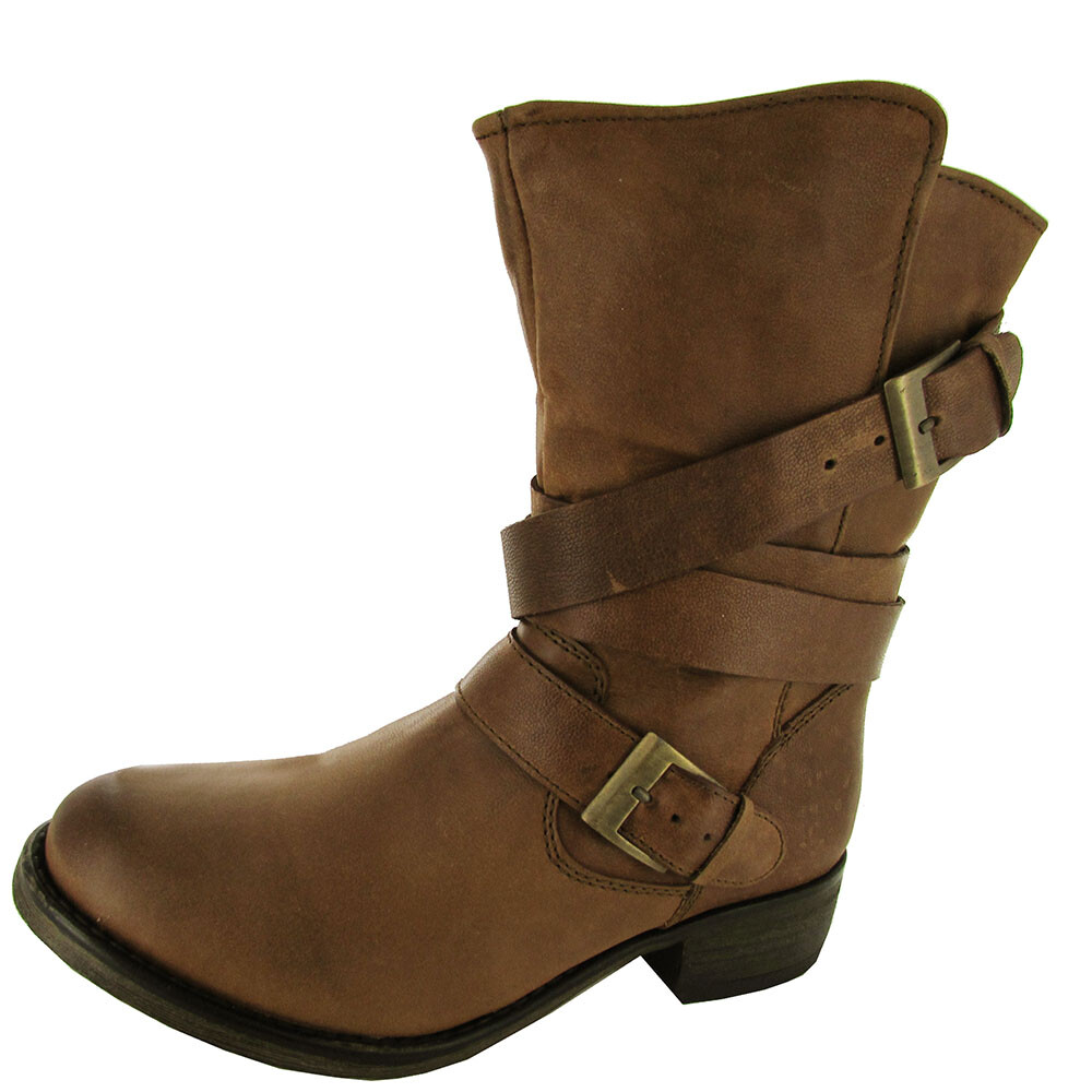 Steve Madden Womens Brewzzer Motorcycle 