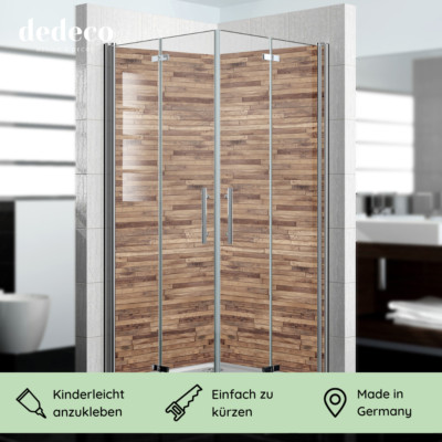 Alu Eck Duschrückwand Fliesenersatz Wandverkleidung Bad Dusche Rückwand fugenlos