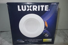Luxrite 5-6" inch 14W LED Downlight Recessed Round 5 Color CCT Dimmable Can Trim