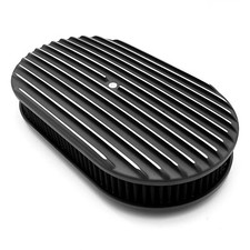15 Air Cleaner Set Washable Black All Finned Holley Sniper Fitech Efi Tbi 5-18
