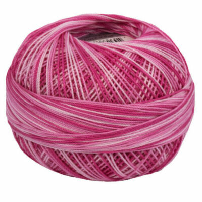 Lizbeth Egyptian Cotton Crochet Thread Size 10 Color 176 Pink Blossoms