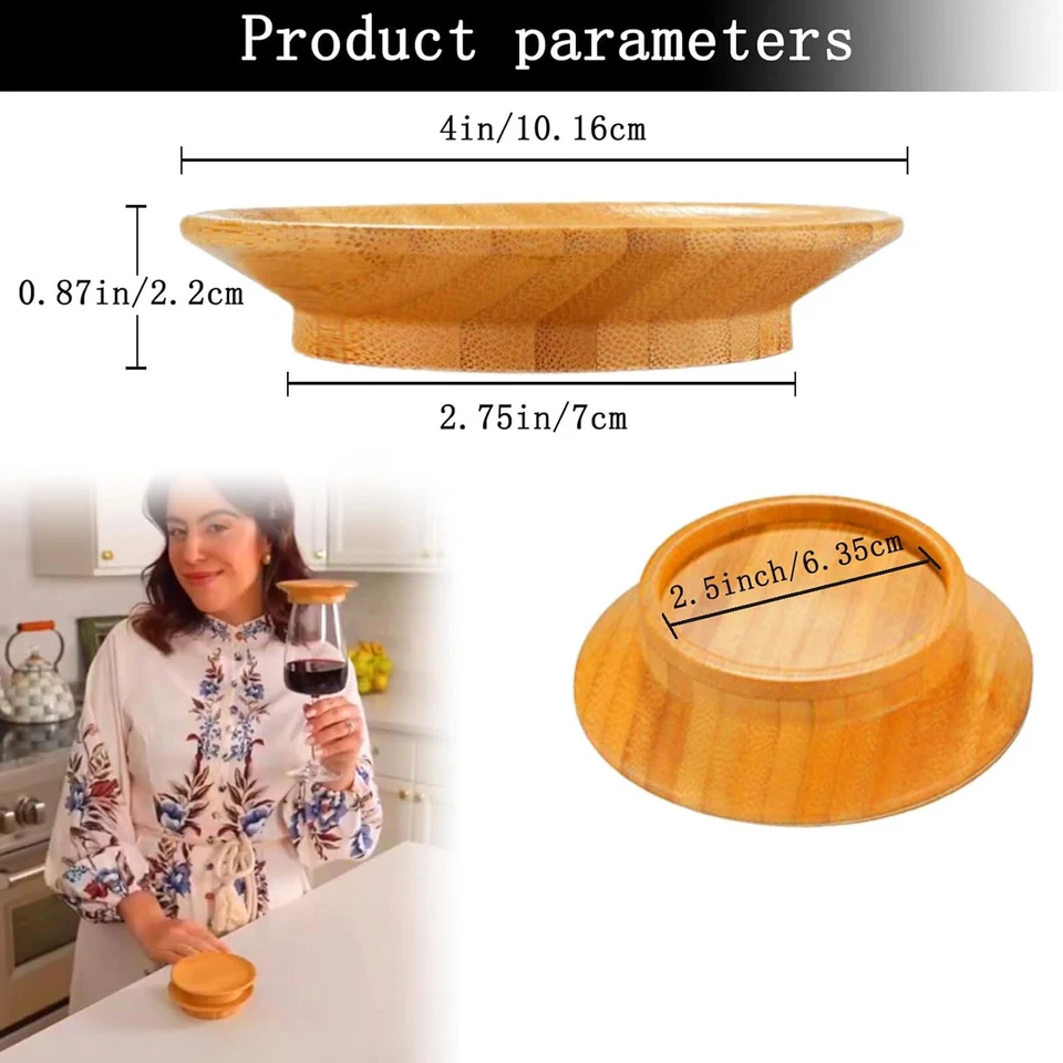 2-10Pcs Wine Glass Charcuterie Topper,Bamboo Wine Glass Charcuterie Board Topper - Image 4 of 4