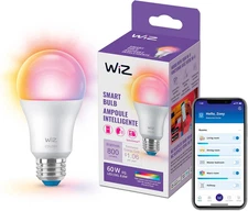 Smart Lights Control Remote/Wiz LED Smart Light Bulbs/Sunrise Automation/1 Pack.
