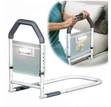 0951: Bed Rails for Elderly Adults Safety - with Motion Light Storage Pocket
