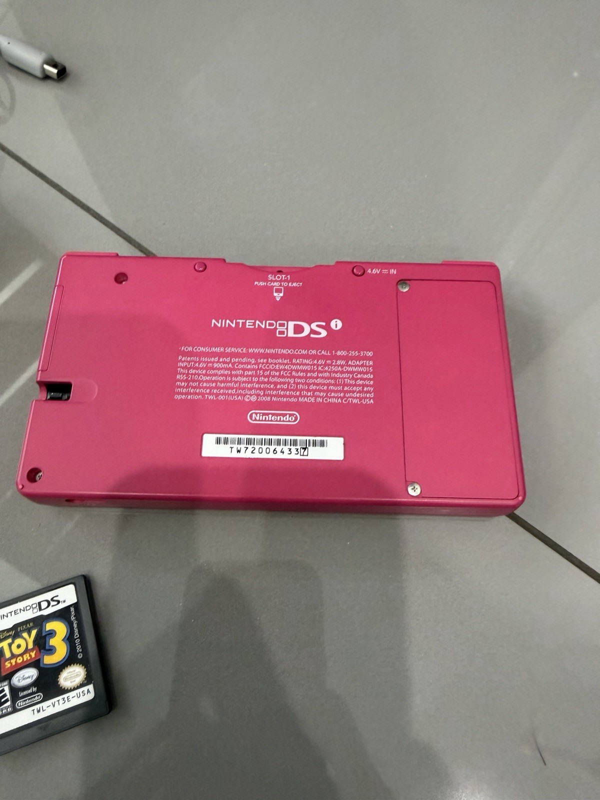 Nintendo DSi Pink Handheld System with 6 Games