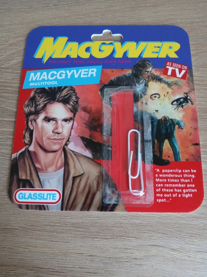 Mac Gyver, série TV année 90, jouet Multitool, le trombone. - Photo 1/2