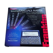 Franklin LM-6000B The Speaking Language Master Foreign Tested Working w/Box Flaw