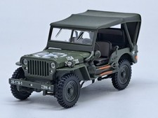 CARARAMA, JEEP Fermée Military US Vert, échelle 1/43, CAR91850