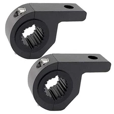 Motorcycle Bull Bar Mounting Bracket 2PCS Horizontal Light Mount 2pcs Mini