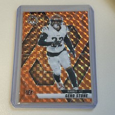2025 Panini - *Mosaic Football* Geno Stone #186 [32/199]  Orange Prizm
