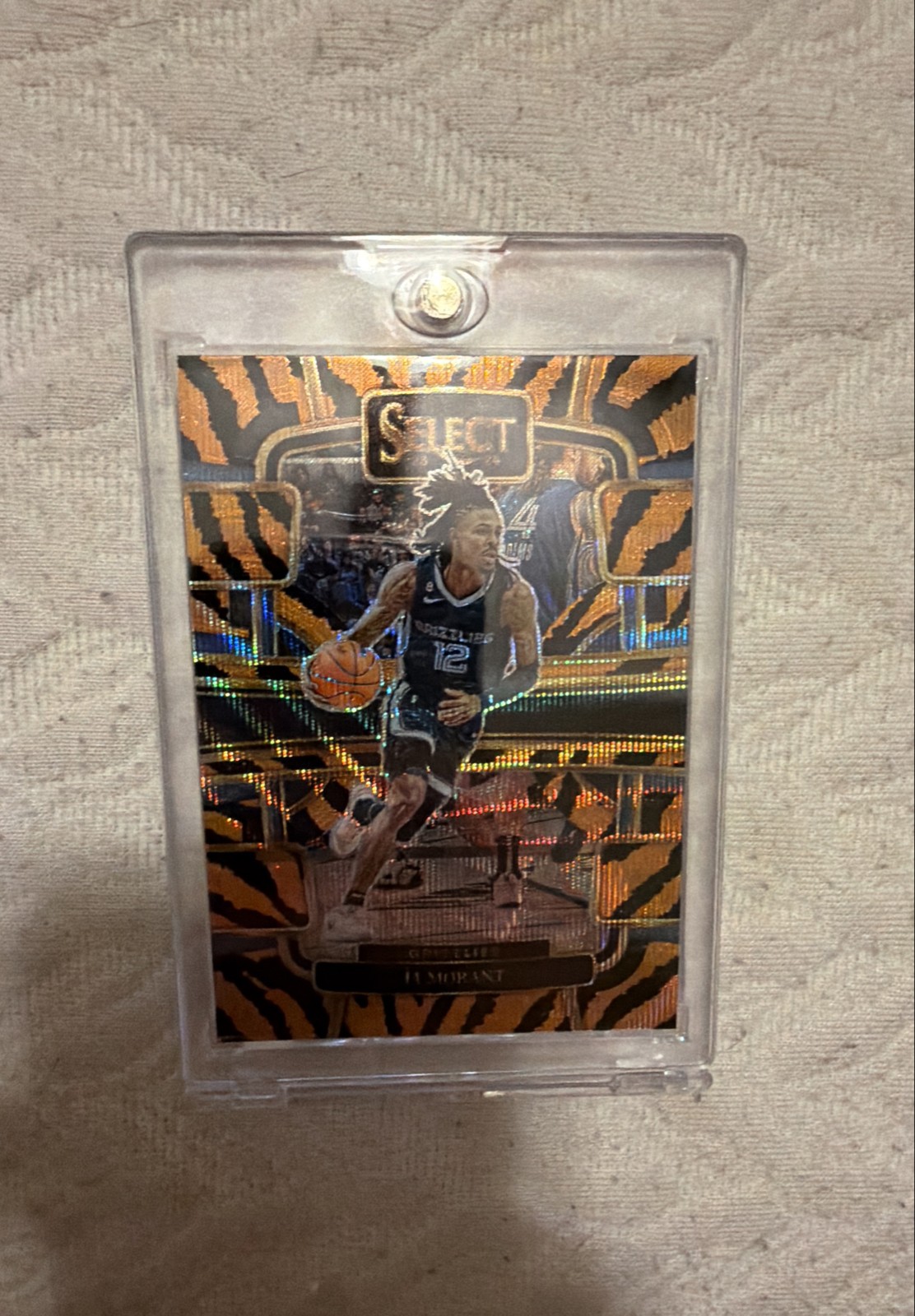 2023-24 Panini Select - Concourse Ja Morant #65 Tiger Stripes Prizm