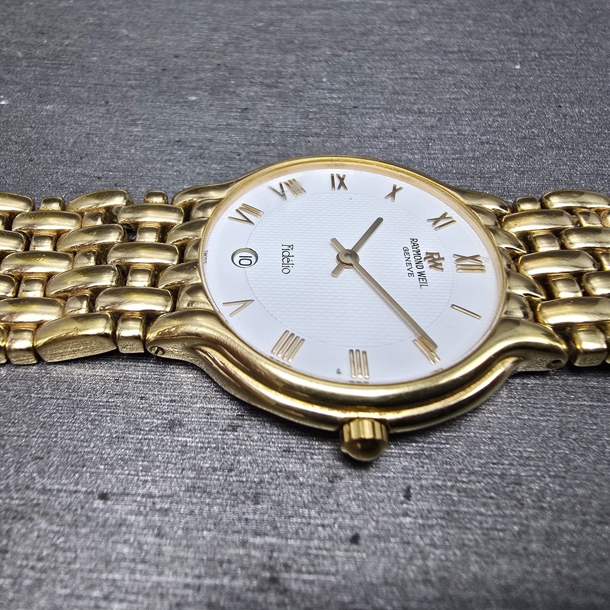 Raymond Weil 4802 Fidelio Unisex 18k Gold Plated Watch for sale