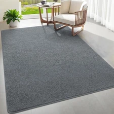 4x6 Feet Area Rugs for Living Room Bedroom,Dark-Grey Thickened Memory Foam Ru...