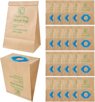 Nilfisk GM80 Vacuum Dust Bags 20 Pack