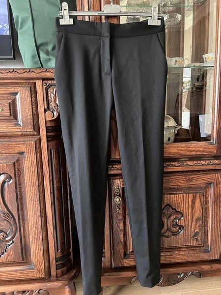 Women Stella McCartney Trousers Black Wool S