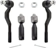 BOXI 4pcs Front Inner and Outer Tie Rods for Toyota Tacoma 1998 1999 2000 200...