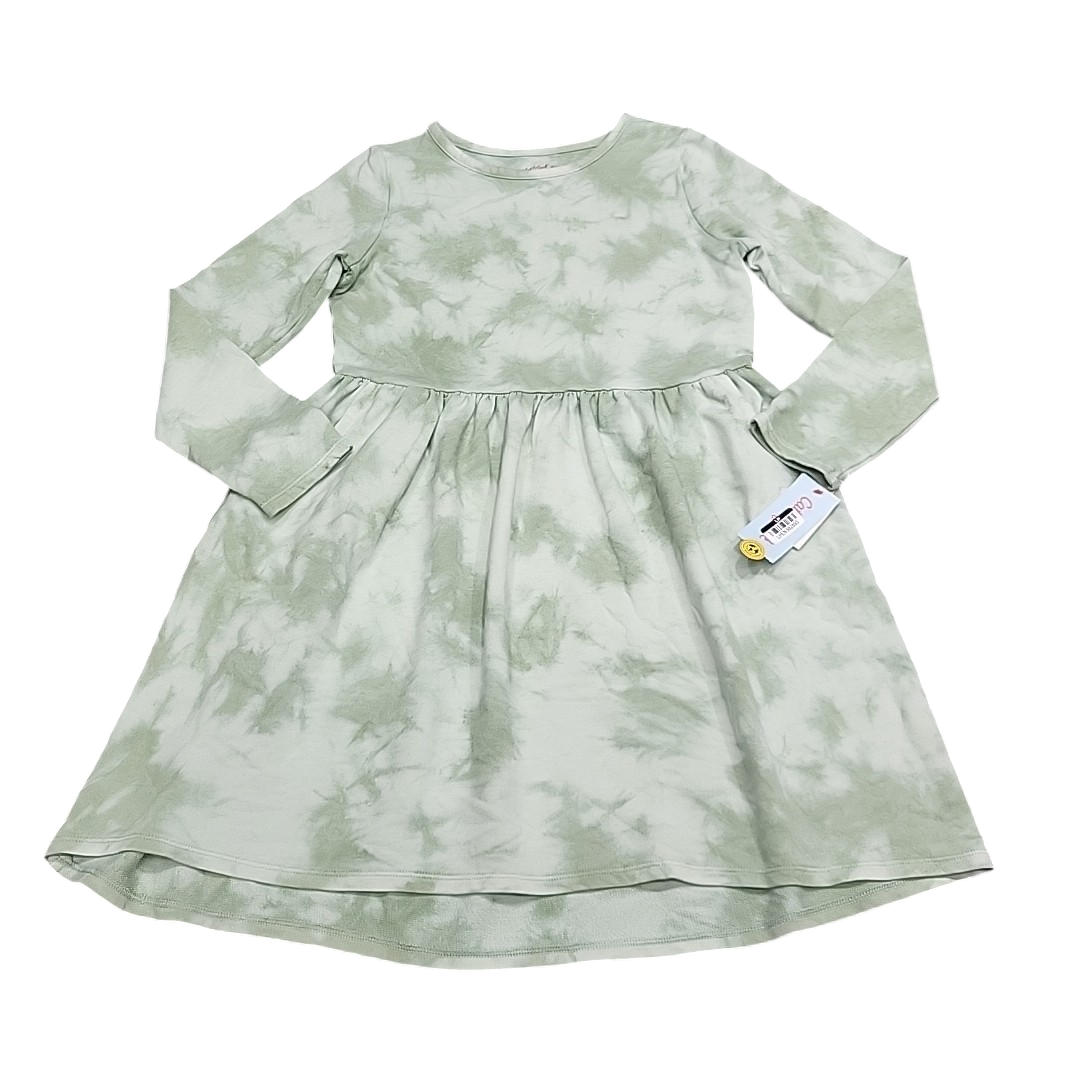 Cat & Jack Kids Girls Tie Dye French Terry Dress X-Large Size 14 Dusty Green  | eBay