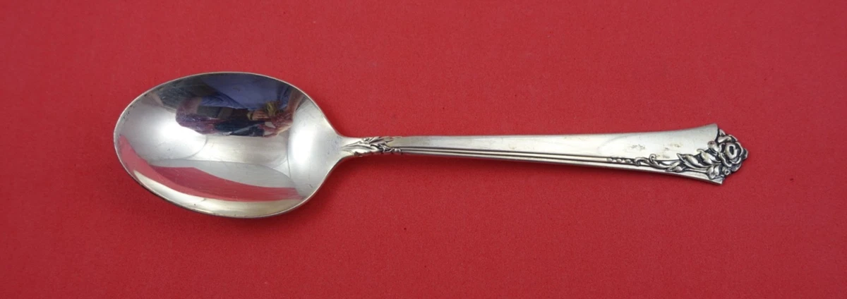 Damask Rose Spoon Antique US Sterling Silver for sale | eBay