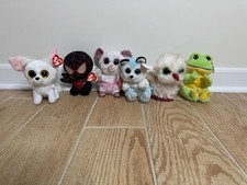 Ty Beanie Boos Lot of 6 Stuffed Animals Plush Toys