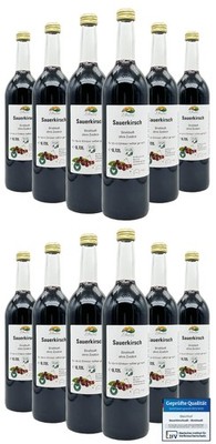 Bleichhof Sauerkirschsaft   100% Direktsaft OHNE Zuckerzusatz, vegan (12x 0,72l)