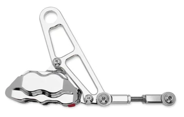 Kit de pinza de freno trasera Hawg Halters Inc 4 pistones - cromo motocicleta RKSTCC506 Foto 2 de 4
