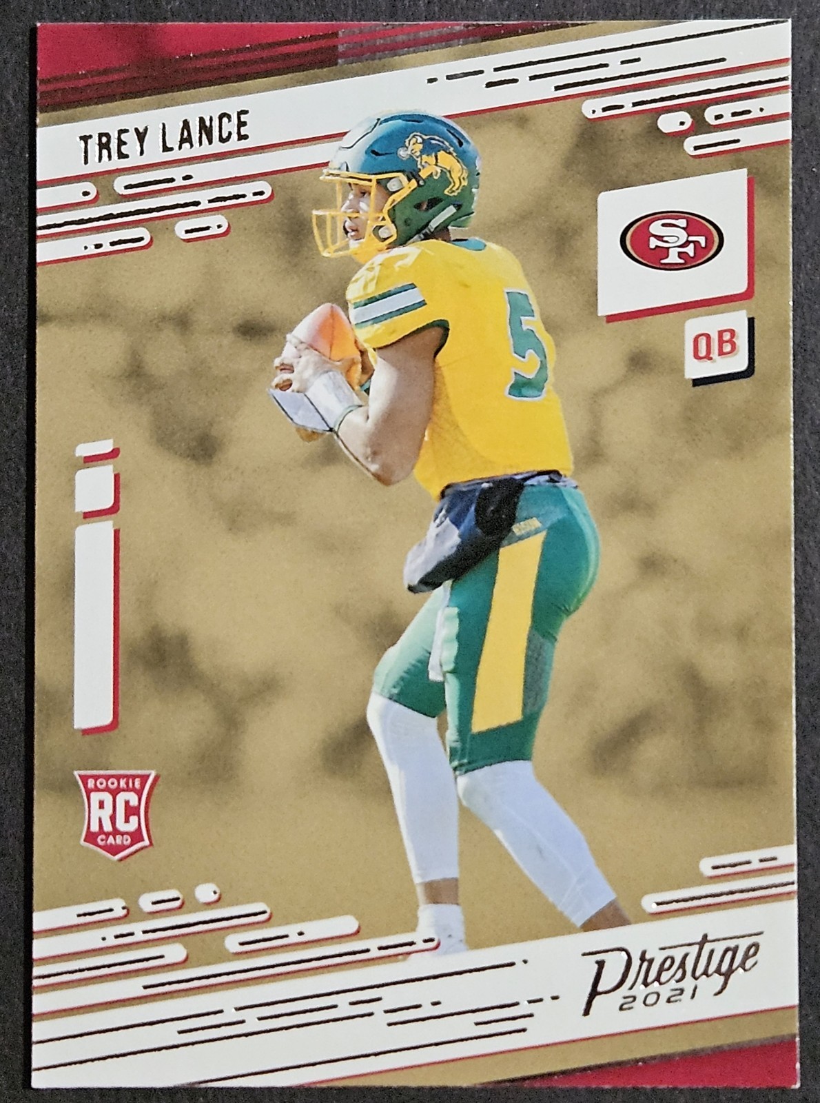 2021 Panini Prestige #204 Trey Lance Rookie RC San Francisco 49ers