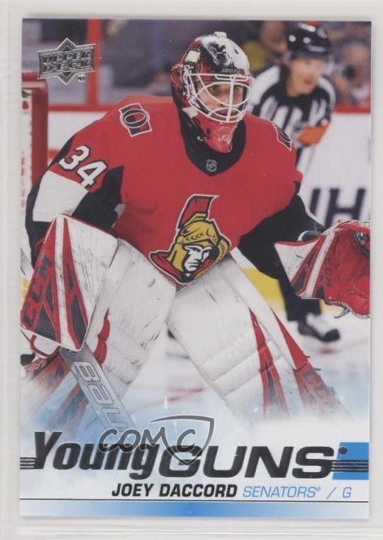 2019-20 Upper Deck Young Guns Joey Daccord #477 Rookie RC