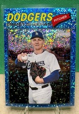 Topps 2026 Heritage blue Sparkle Emmet Sheehan Dodgers 