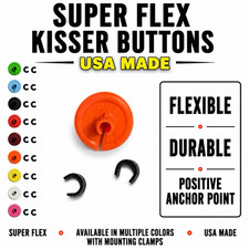 2 Pc Pack ORANGE Archery Bow STRING KISSER BU...