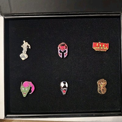 Marvel x Kith Super Villain Pin Set 85th Marvel Collection NIB | eBay