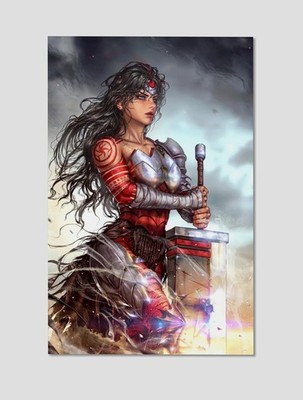 Absolute Universe Wonder Woman Premium Giclee Print 11'' x 17'' DC Wall Art