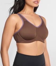 WACOAL 855170 SIMONE SPORTS BRA HOT FUDGE - LILAC ~ various sizes ~ NWT $78