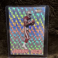 Pacific Jerry Rice San Francisco 49ers NFL Trading Card 15 of 20 Shiny