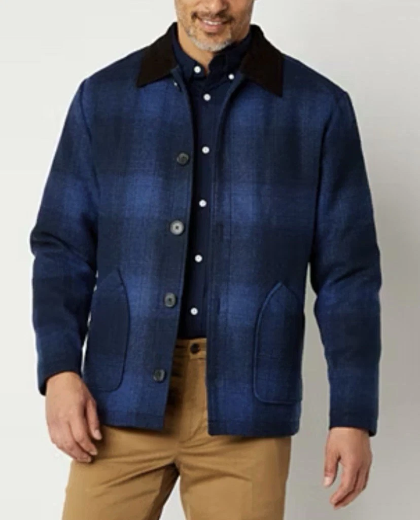 St. John's Bay Coats, Jackets & Vests for Wool Outer Shell Men for
