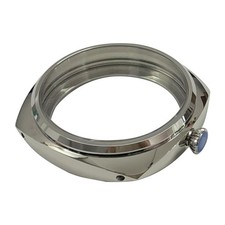47mm 316L Steel Watch Case For ETA6497 6498 Seagull ST3600 3621 Watch Movement