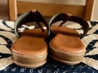 Andre Assous ‘Nice’ Dark Green Snake Print Thong Sandals Sz 9 — photo 3