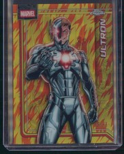 2026 Topps Chrome Marvel Comics #185 Ultron Human Torch Refractor #/39