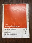 1970 1976 Harley Davidson Service Manual Book XL XLH XLCH 1000 Sportster