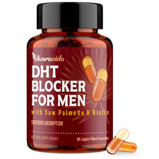 DHT Blocker for Men  Hair Growth Supplement with Saw Palmetto  Biotin - Hai...