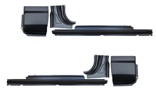 1986-1992 Comanche MJ-Series Pickup OE Outer Rocker Rear Pillar Cab Corner SET