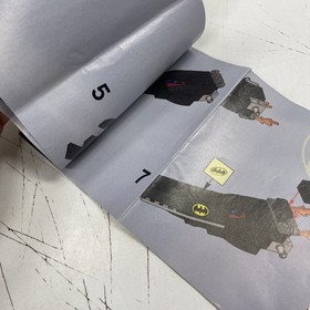 ORIGINAL RETRO LEGO USED Toy Instruction Book Manual Set - Batman 7779