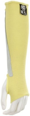MCR Safety CutPro Cut Resistant Sleeve w/ Thumb Hole & Leather Pad, 9374TL