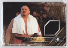 2016 Topps WWE NXT Takeover: Brooklyn 2015 Mat Relics Bronze 38/50 Samoa Joe 0c3