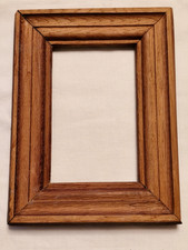 MassivHolz Bilderrahmen vintage rustikal  Dunkelbraun Natur Alt-Holz Landhaus