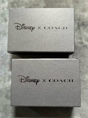 Lot 2 Disney x Coach 1941 Empty Small Presentation Gift Boxes Original