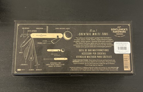 Cocktail Multi Tool by Gentlemen’s Hardware + Sphere Ice Molds NIB - Picture 8 of 8