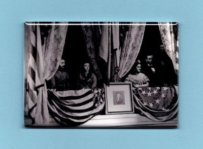 JOHN WILKES BOOTH *2X3 FRIDGE MAGNET* ACTOR ASSASSINATION OF ABRAHAM LINCOLN GUN