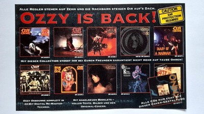 OZZY complete .. 1980 - 93 .. 11  COLLECTOR's EDITION CDs * 1995